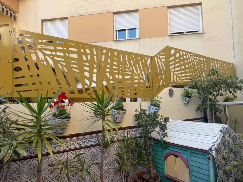 valla sobre muro